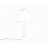 LED table lamp made of birch wood Rzhaksa