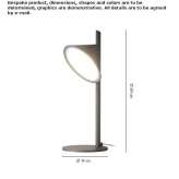 Aluminum LED table lamp Doussard