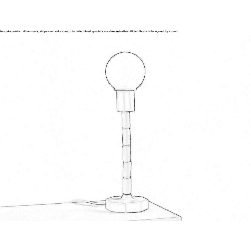 Ceramiczna lampa stołowa LED Kletnya