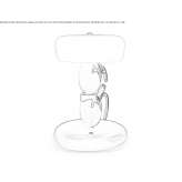 Lampa stołowa LED ze szkła Murano Orune