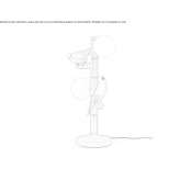 Porcelain table lamp Redland