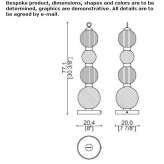 Pyrex® LED table lamp Alhandra