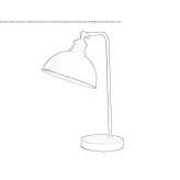 Adjustable metal desk lamp Uvalde