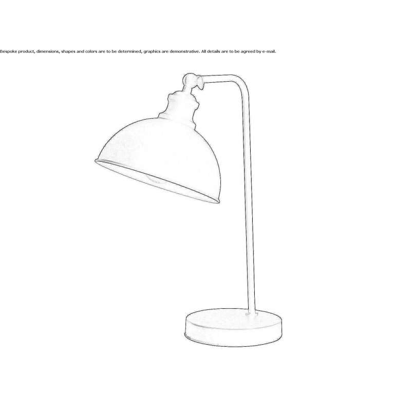 Adjustable metal desk lamp Uvalde