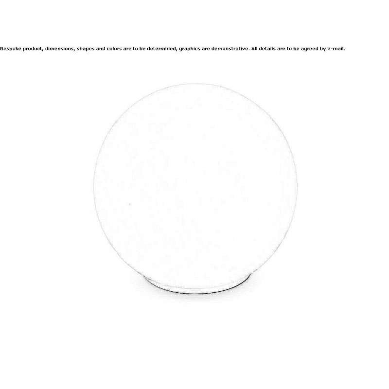 Lampa stołowa LED z dmuchanego szkła Uvalde