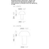 Polycarbonate table lamp Frasinet