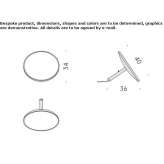 Aluminum LED table lamp Bridgman