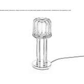 Murano glass table lamp Souraide