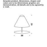 Lampa stołowa ze ściemniaczem Macas