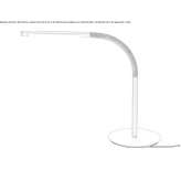 LED desk lamp made of stainless steel Sedan