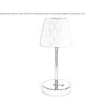 Porcelain table lamp Mitte