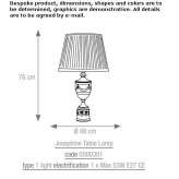 Porcelain table lamp Saltford