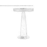 Bronze and rock crystal table lamp Musestre