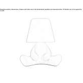 Bezprzewodowa lampa stołowa LED z poliwęglanu Scawby