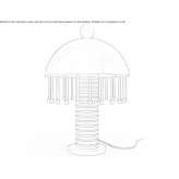 Aluminum table lamp Surberg