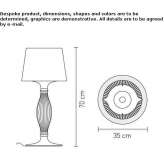 Lentiflex® LED table lamp Muirkirk