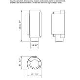 Metal LED table lamp Asiago