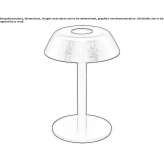 Metal LED table lamp Omissy