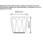 Wireless crystal LED table lamp with USB charging Isaccea