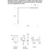 Adjustable aluminum LED table lamp Genc