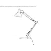 Adjustable metal desk lamp Orica