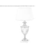 Crystal and fabric table lamp Mehamn