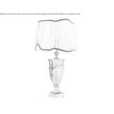 Marble and fabric table lamp Mehamn