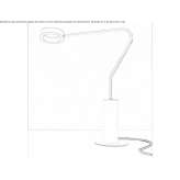 Metalowa lampa stołowa LED Labatut