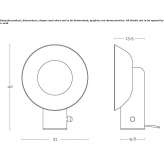 Metal LED table lamp Artesia