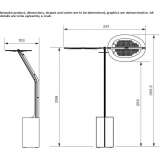 Bezprzewodowa lampa stołowa LED z ładowaniem USB Vrsac