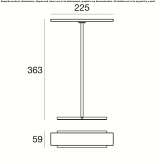 Metal LED table lamp Aubenas