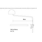 Regulowana lampa biurkowa z aluminium, malowana proszkowo, LED Shoctic