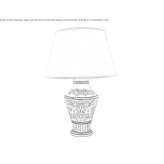 Ręcznie robiona ceramiczna lampa stołowa Zapatoca