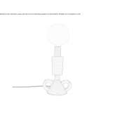 Ceramic table lamp Orta