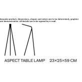 Metal LED table lamp Galvez