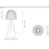 Lampa stołowa LED ze stali nierdzewnej Newburgh