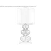 Murano glass table lamp Opatov