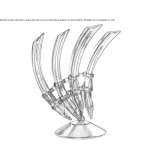 Murano glass table lamp Juziers
