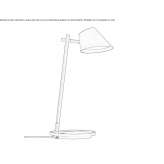 Aluminum desk lamp with USB Siegburg