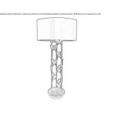 Metal table lamp Kermen