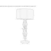 Metalowa lampa stołowa Bippen