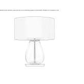 Lampa stołowa ze szkła Murano Frasne