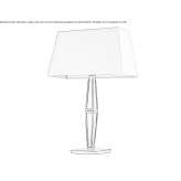 Metal table lamp Szynwald