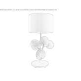 Metal table lamp Brasy