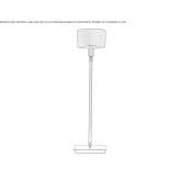 Metalowa lampa stołowa Lantz