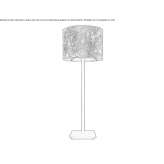 Metalowa lampa stołowa Ticino