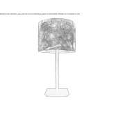 Metal table lamp Woippy