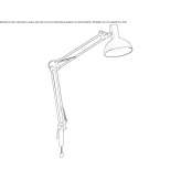 Metal desk lamp Avanca