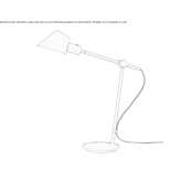 Adjustable aluminum desk lamp Siegburg