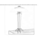 Dekoracyjna lampa stołowa Hythe